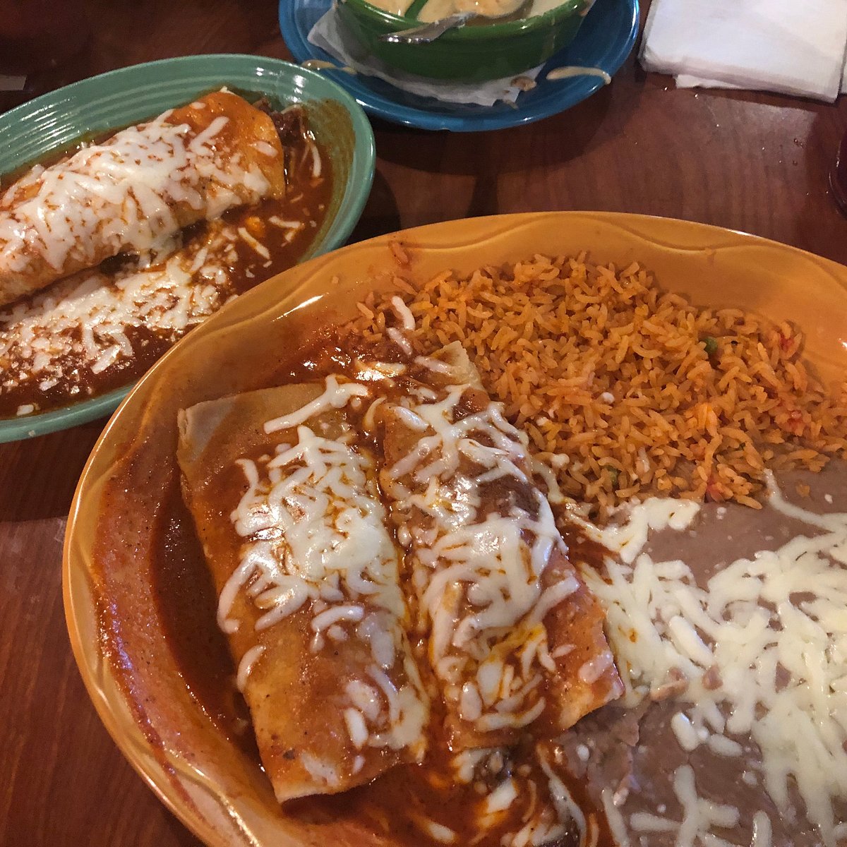 Las Palapas signature dishes Chimichangas SpecialtyBurrito Las PalapasBurrito Bowl﻿﻿